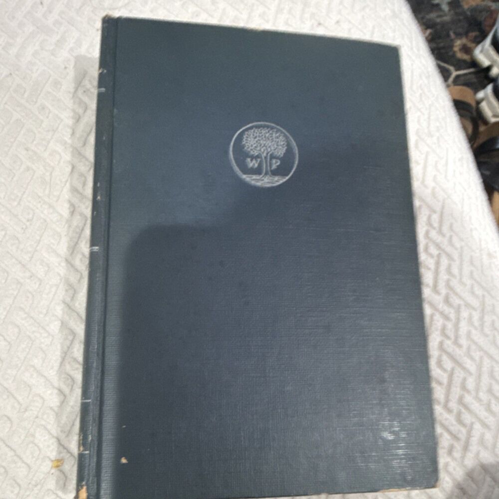 1961 Vtg  Websters New World Dictionary  Hardcover Book WP Tree Logo